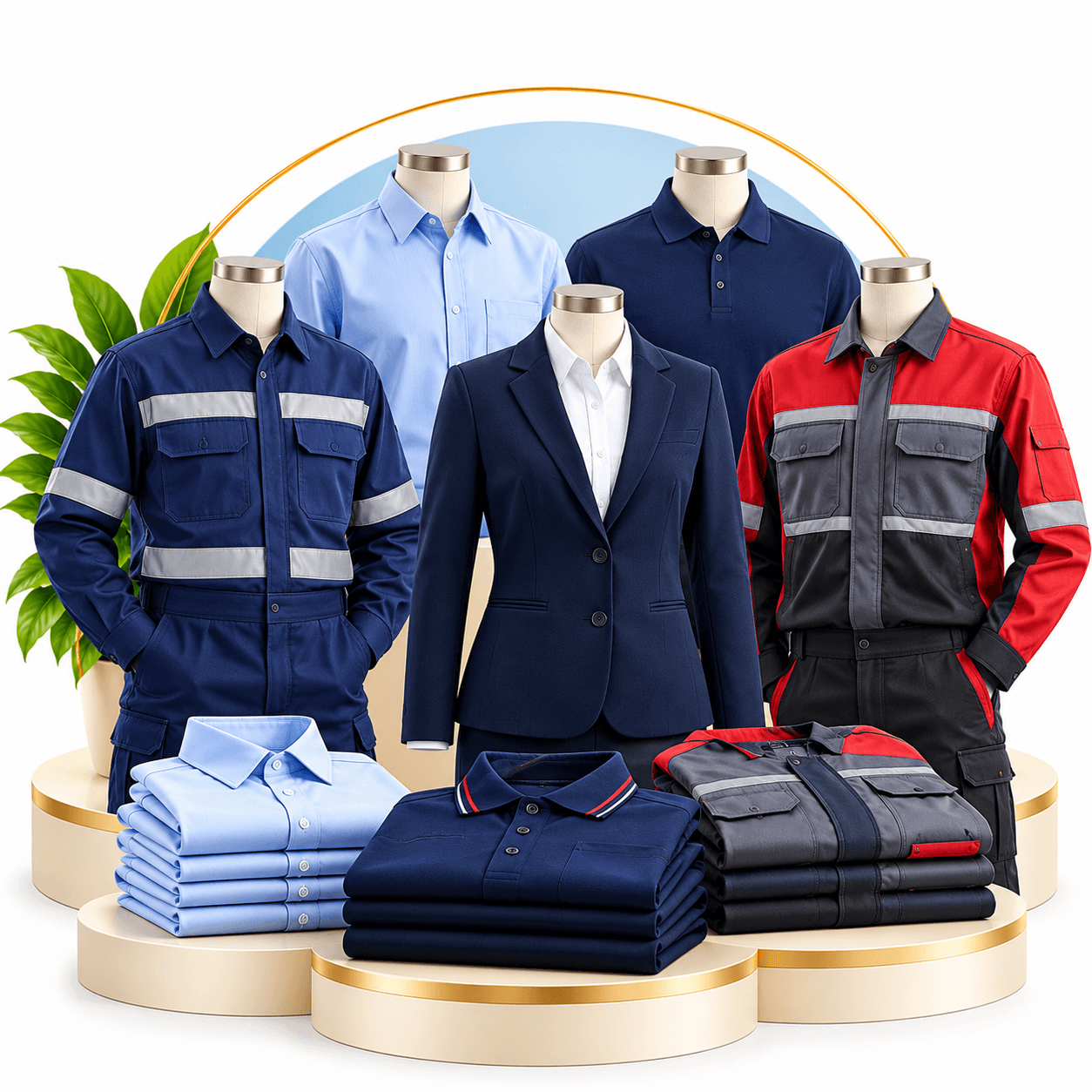Corporate uniforms for a professional team